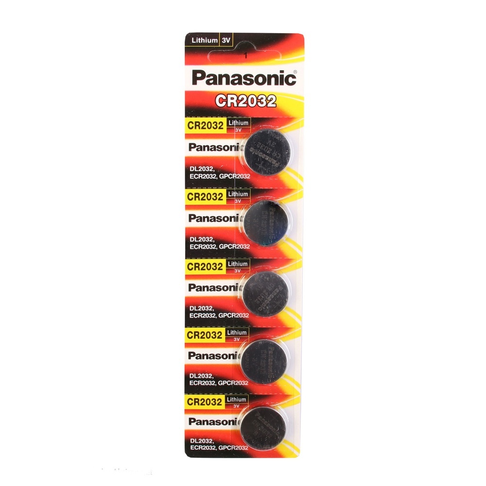 10000419-2032-5-CR-3V--panasonic 2032 سکه ای پاناسونیک ورقی 5 عددی