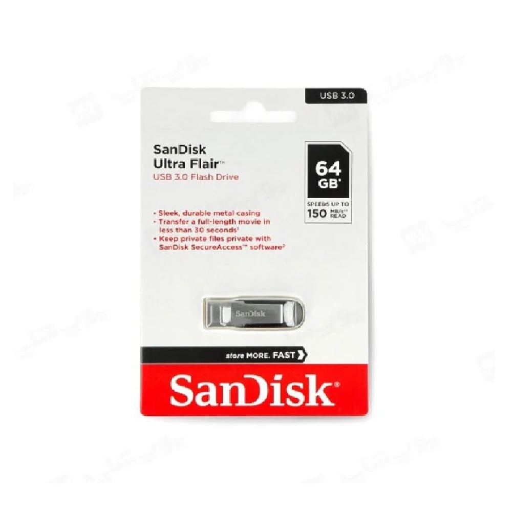 10000475-64-san-disk-ultra-flair-usb-3---sandisk فلش 64 گیگ san disk ultra flair usb 3