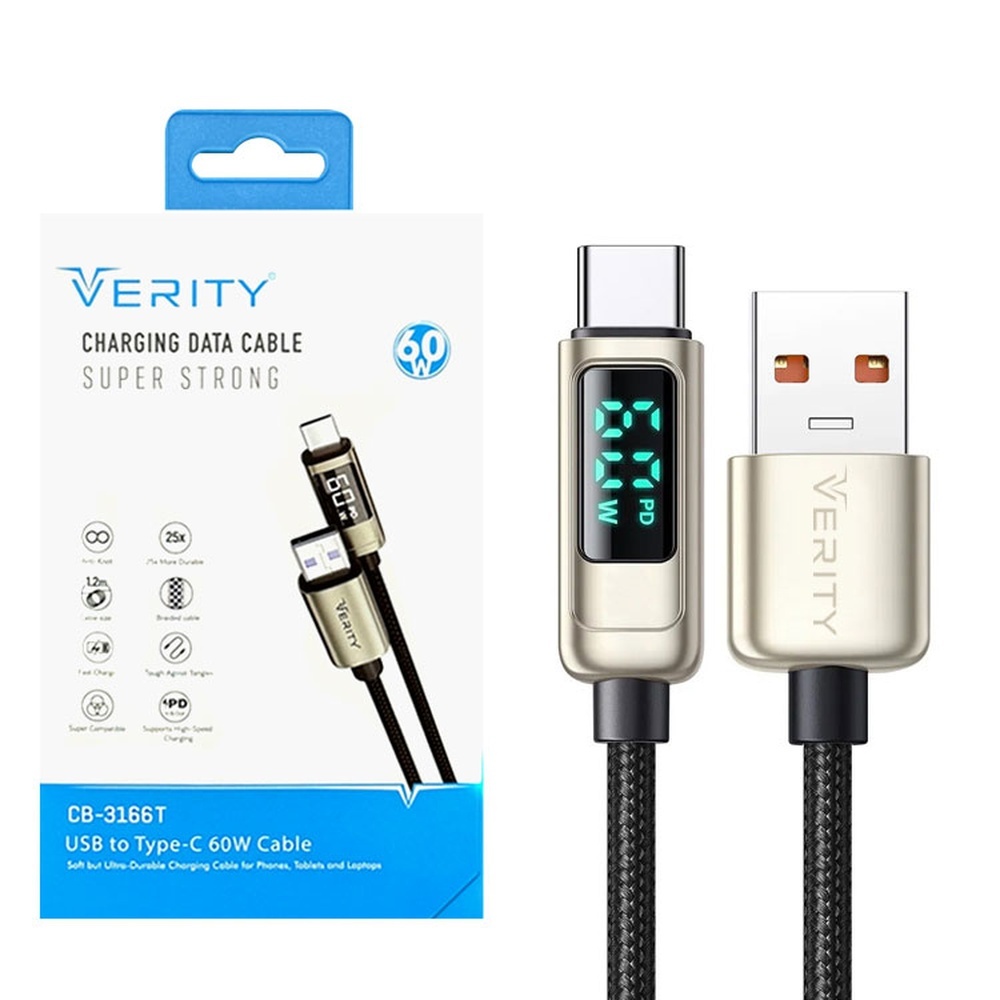10000691-65-type-c-usb-3166---verity کابل 65 وات type c به usb 3166 وریتی