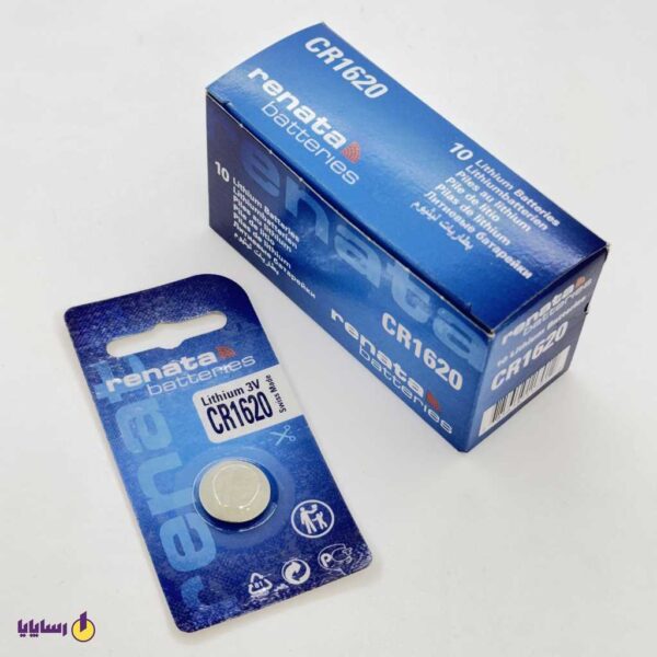 باتری سکه ای CR1620 رناتا (RENATA) | (LITHIUM 3V) تکی