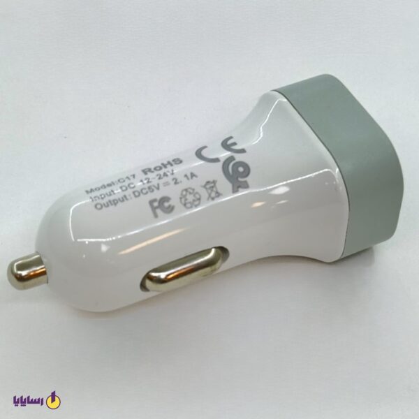 شارژر فندکی ۲ پورت (USB) کانفلون (KONFULON) C17