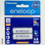 باتری قلمی AA(HRM6) شارژی 2000 DR پاناسونیک (Panasonic) انلوپ (Eneloop) سفید (بسته 2 عددی) 1.2V
