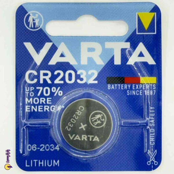 باتری سکهای CR2032 وارتا (VARTA) – (Lithium) تکی