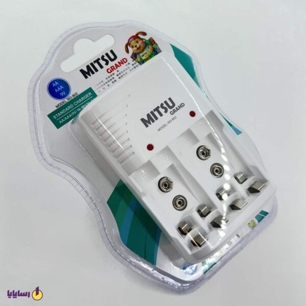 شارژر باتری میتسو (MITSU Grand) مدل 802 – چهار عددی