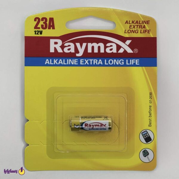 باتری A23 ریموتی ریمکس (Raymax) تک عددی | 12 ولت | (ALKALINE EXTRA)