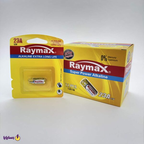 باتری A23 ریموتی ریمکس (Raymax) تک عددی | 12 ولت | (ALKALINE EXTRA)