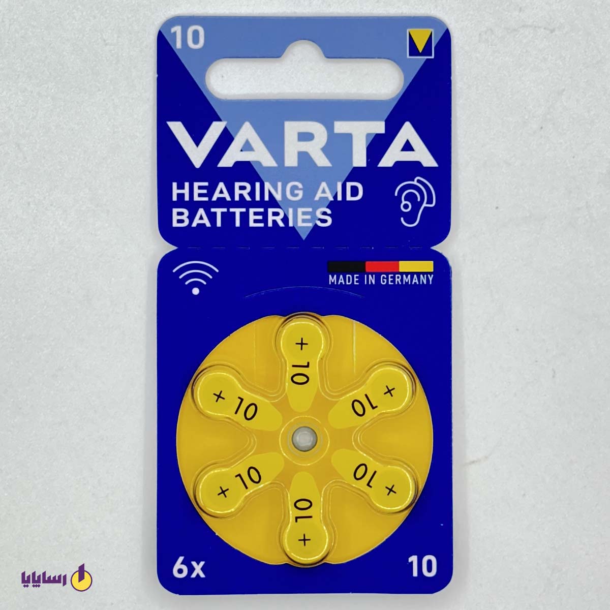 10000864 باتری 10 سمعک Hearing Aid وارتا 6 عددی اصلی - Image 1
